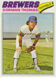 1977 Topps Baseball Cards      439     Gorman Thomas